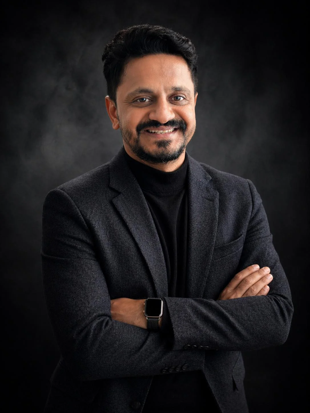 Professional portrait of Amit Patel, a Strategic Operations Advisor helping founders build structure and scale, drawing on 22 years of technology experience.